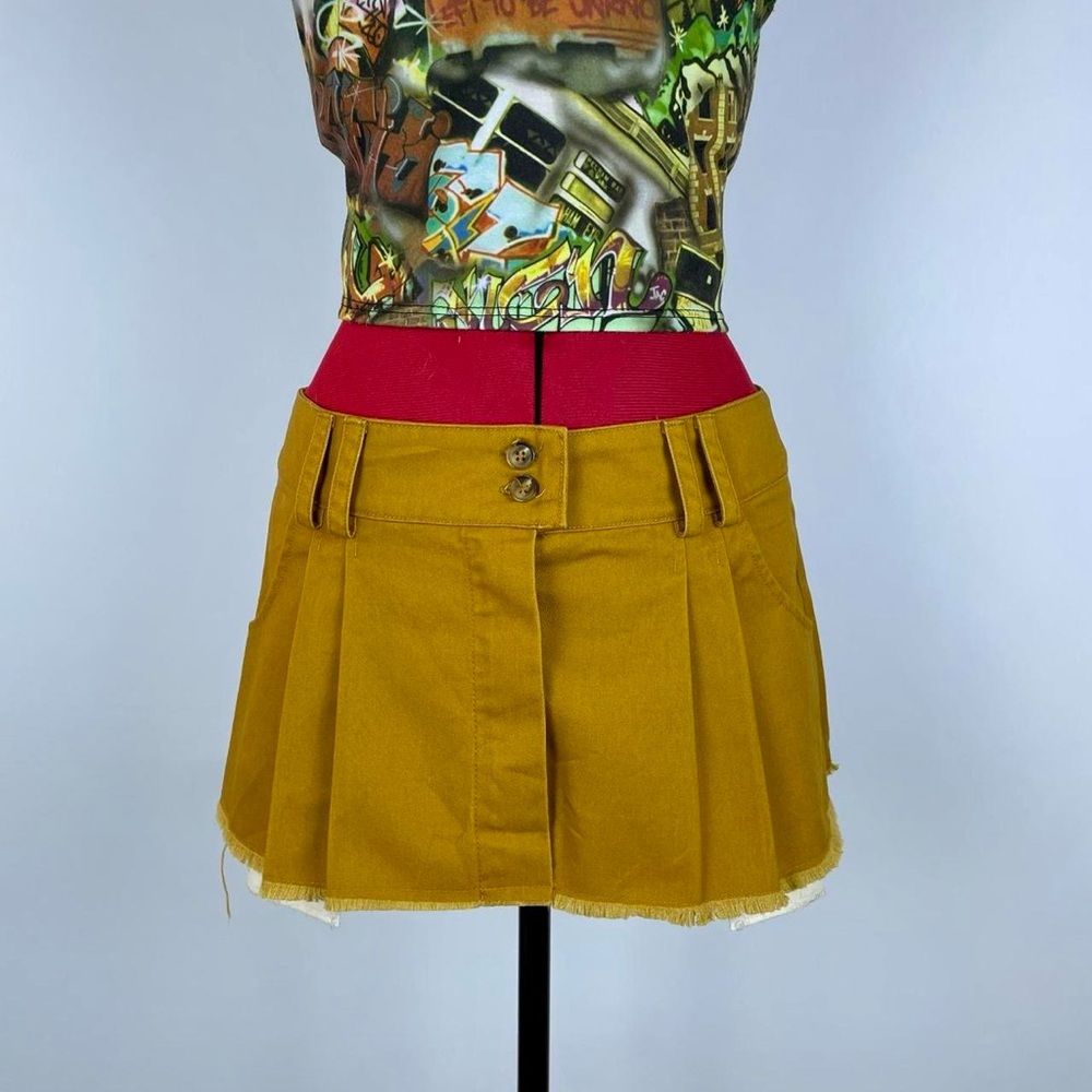 BDG Sydney Pleated Low Rise Mini Skirt